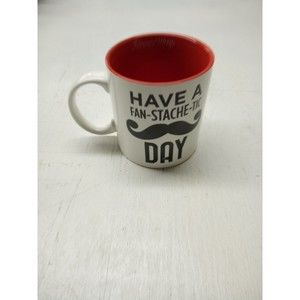 Fannie May Have A Fan-Stache-Tic Day Mug 18oz Large Coffee Mug